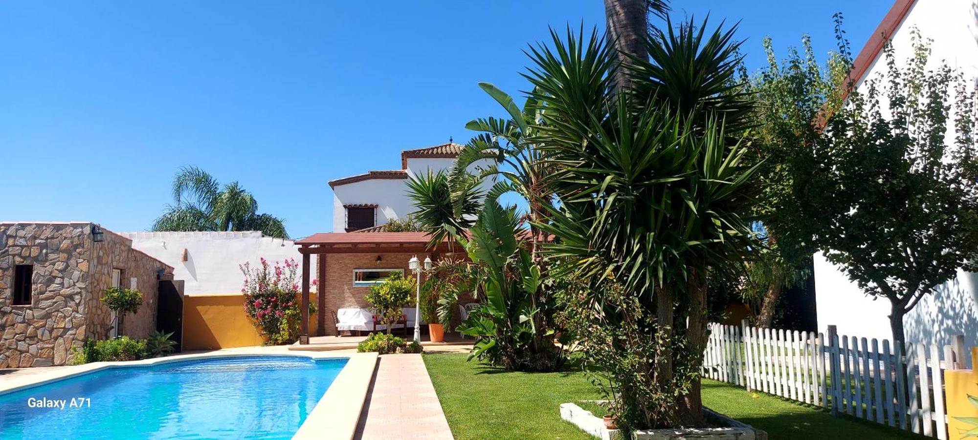 Chalet La Huerta Con Piscina Y Wifi Conil De La Frontera Exterior foto