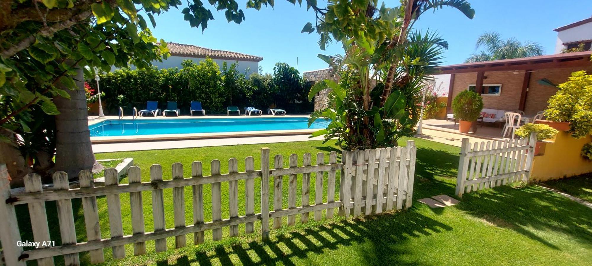 Chalet La Huerta Con Piscina Y Wifi Conil De La Frontera Exterior foto